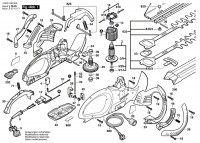 Bosch 3 600 H48 400 Ahs 650-24 St Hedge Trimmer 230 V / Eu Spare Parts